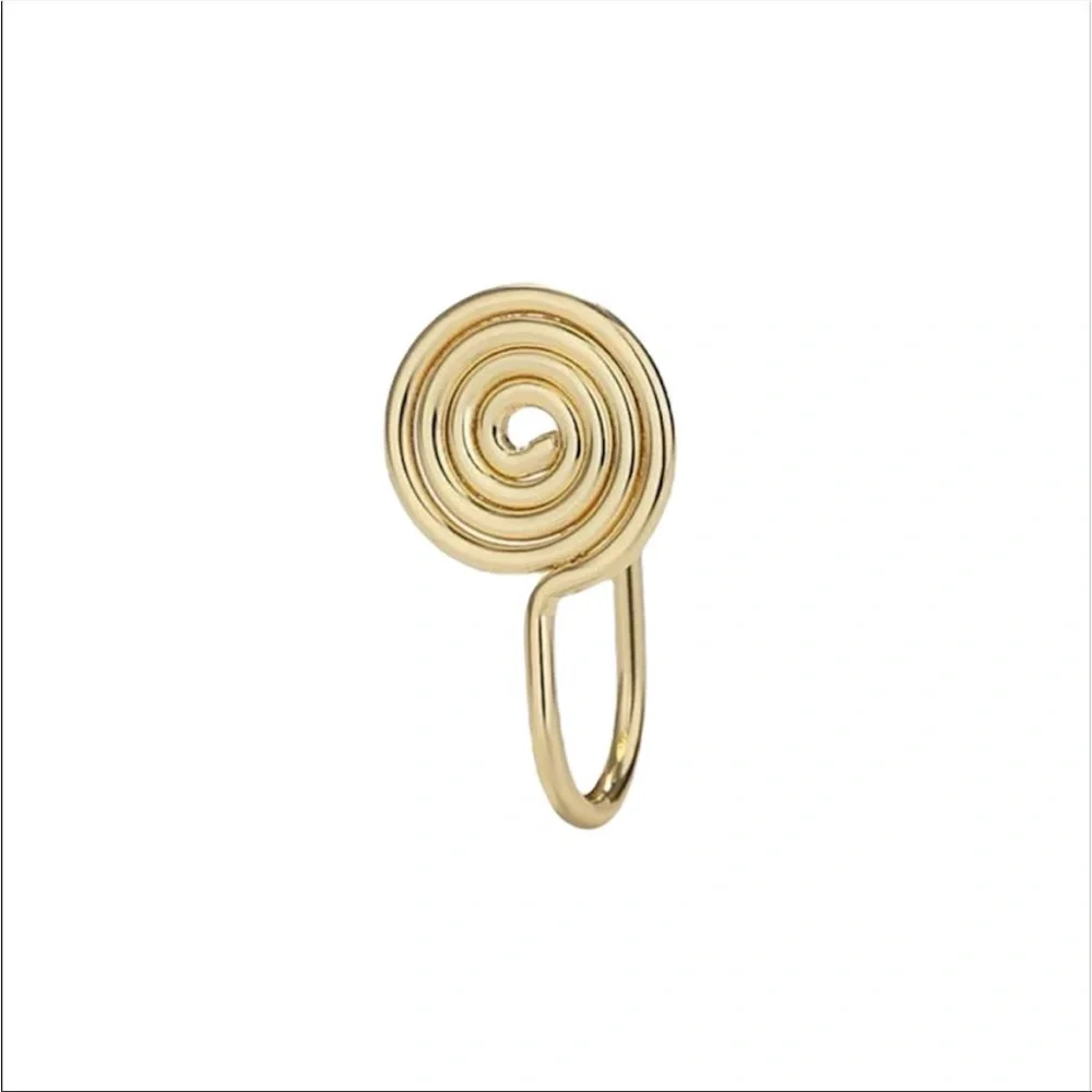 Gold Nose Ring Cuff - Picture 3 of 3